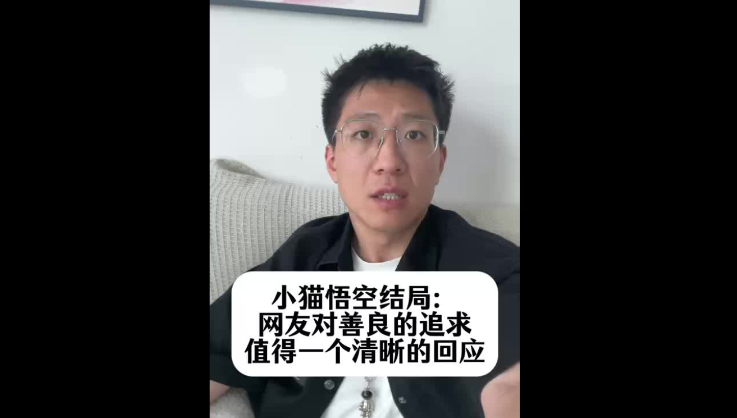 小貓悟空結局：網友對善良的追求，值得一個清晰的回應